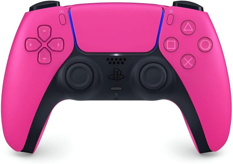 سوني ذراع تحكم دوال سينس لجهاز بلاي ستيشن 5 نوفا بينك، USB، أسود