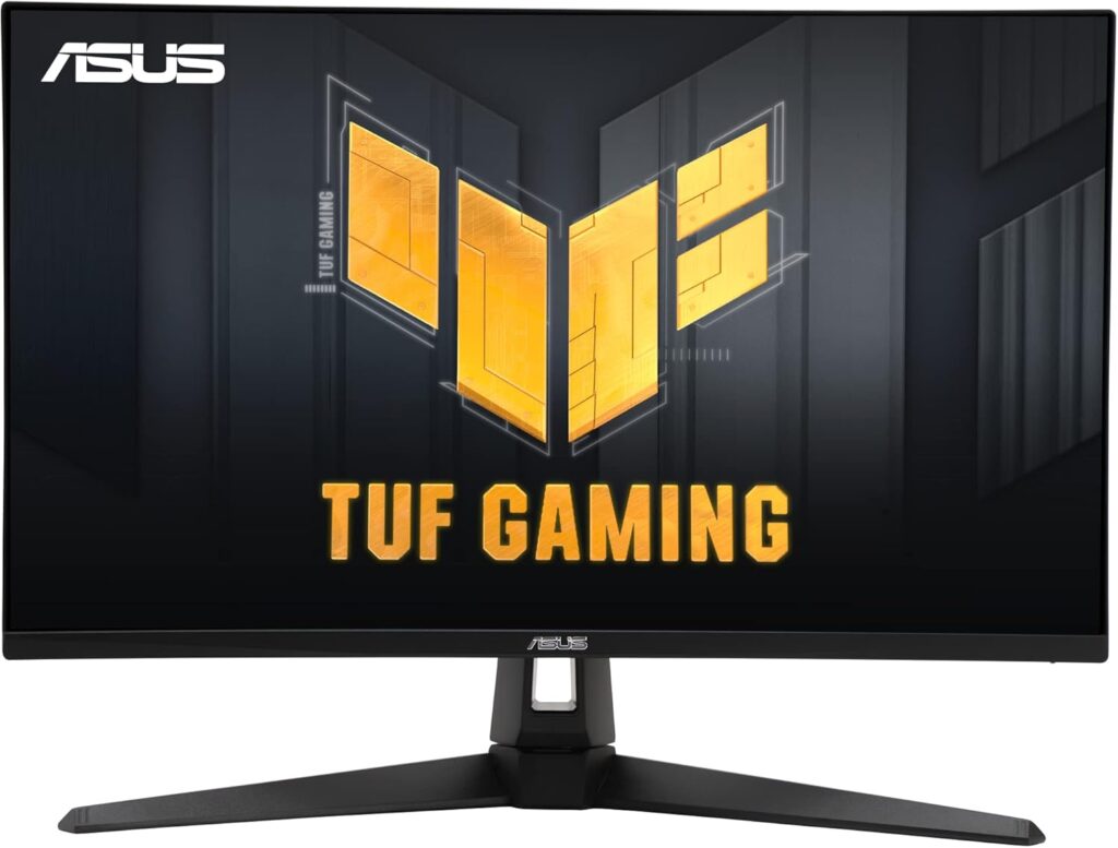 شاشة TUF للألعاب 27 بوصة4K HDR (VG27UQ1A) - 160Hz، 1 مللي ث، مزامنة بلور حركة منخفضة للغاية، متوافقة مع انفيديا جي سينك، AMD فري سينك بريميوم، 95% DCI-P3، ديسبلاي ويدجيت من اسوس